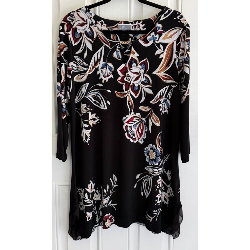 JM Collection Women's Tunic Top size L
